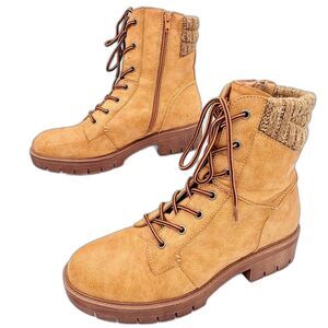 Maurices Roxy Natural Knit Hiker Boot Women size 9.5M